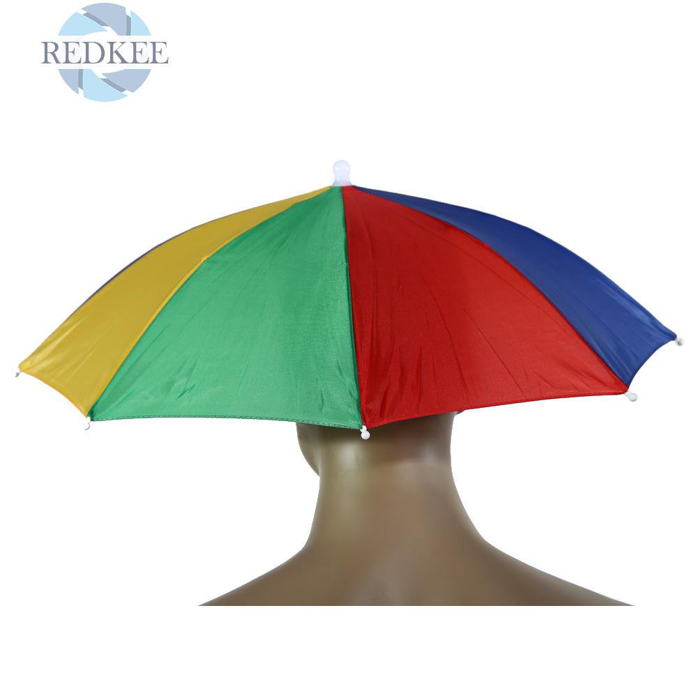 Nón Dù Đội Đầu 55cm Có Thể Gấp Gọn Tiện Dụng Mang Theo Câu Cá / Cắm Trại