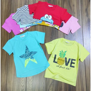 Áo Thun Bé Gái Vải Xuất Dư, Áo Phông Cho Bé 14-40kg Thun Mềm AA018 TRang 25 Kids