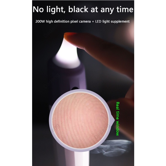 Dụng cụ hỗ trợ loại bỏ mụn đầu đen thông minh bằng điện cho vùng mũi làm sạch lỗ chân lông