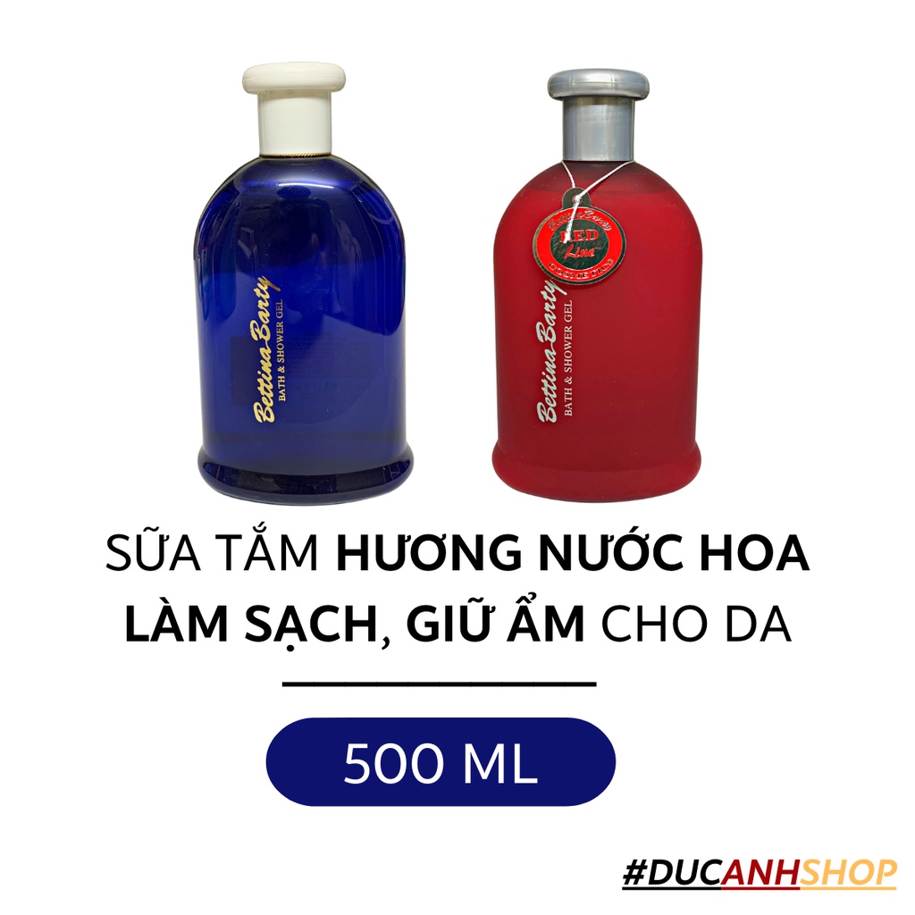 Sữa tắm hương nước hoa Bettina Barty Bath&Showergel 500ml