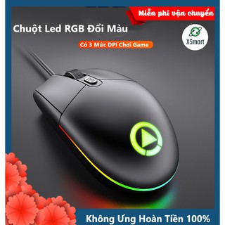 Chuột Gaming Máy Tính Có Dây G3SE Có Led Đổi Màu Chơi Game, Dùng Văn Phòng Cực Thích Chỉnh Được DPI 3 Mức