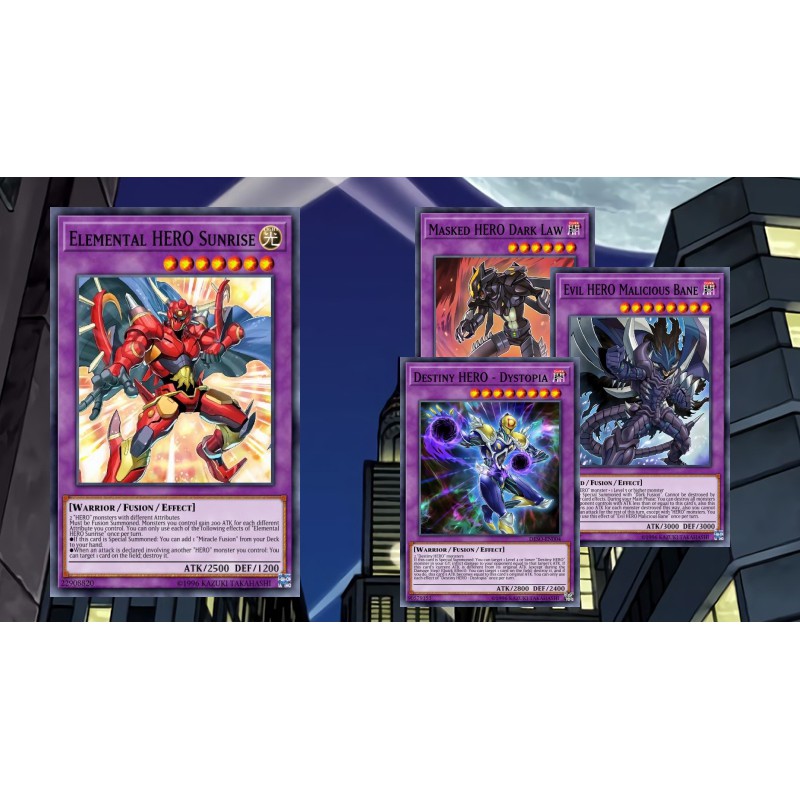 | Bài Yugioh In | Hero Deck 2020