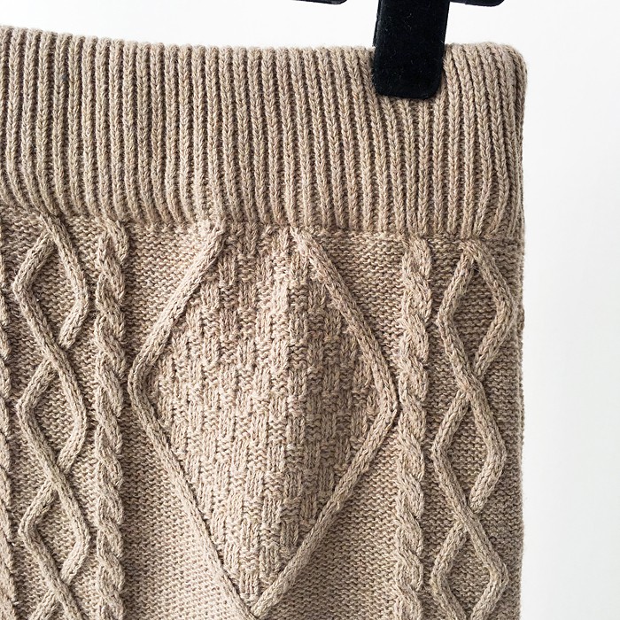 CHÂN VÁY LEN DÀY DỆT HÌNH THOI | BigBuy360 - bigbuy360.vn