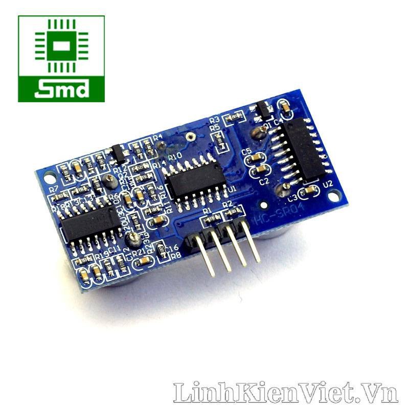 Module  HC-SRF04 Cảm biến siêu âm đo khoảng cách hỗ trợ giao tiếp UART IIC 2 chân