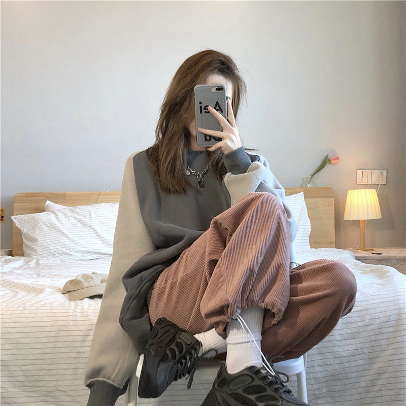 Jogger pants vintage fashion style personality