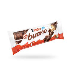 [1 GÓI 2 THANH] Bánh Chocolate Nhân Hạt dẻ Kinder Bueno 43gr x 2 | BigBuy360 - bigbuy360.vn