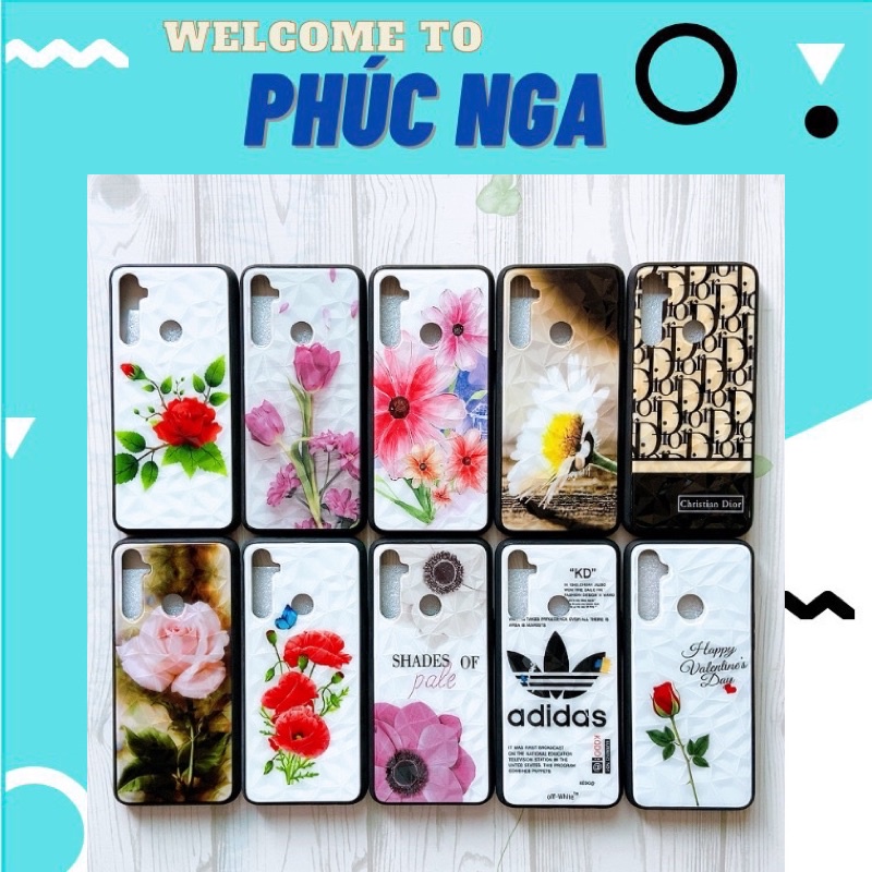 Ốp lưng vân kim cương Realme 5/Realme 5i/Realme 5s/Realme C3/Realme 6i/Realme C3