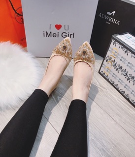 Giày bệt nữ thời trang, full box
