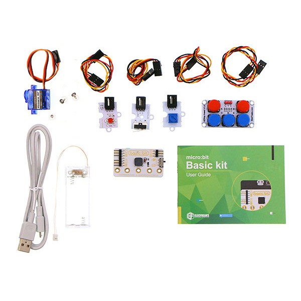 Bộ dụng cụ Basic Kit : Microbit-  công cụ bắt đầu cho trẻ trên 8 tuổi học lập trình với module điện tử - ucode.vn