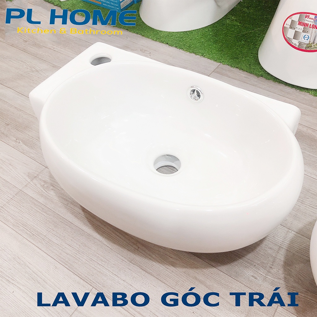 Chậu lavabo mini treo góc hoặc thẳng phong cách tinh tế