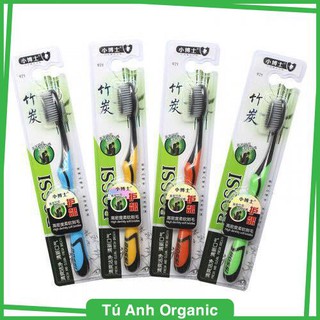 Bàn chải đánh răng than tre hoạt tính hàn quốc bossi no921