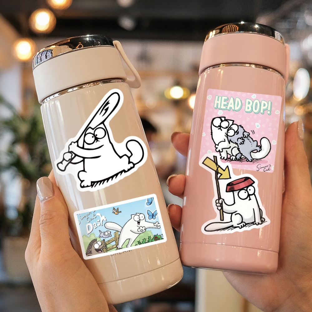 Bộ 10/25/62 Miếng Dán Hoạt Hình Chống Nước Trang Trí Va Li Ván Trượt/Guitar/Xe Máy