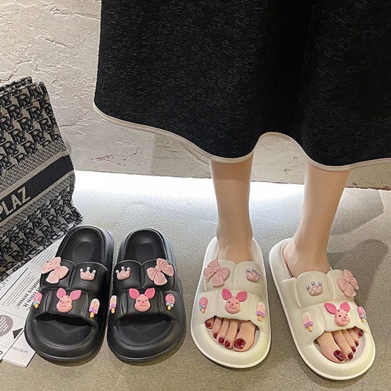 JY300-C8 HEO PEPPA Dép bánh mì đúc liền 5 màu sắc kiểu mới