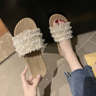 Dép Xỏ Ngón Đính Hạt Thời Trang 2020 Cho Nữ