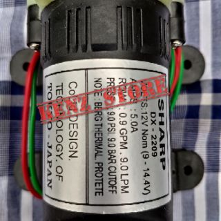 Máy bơm mini 12v SHARP - máy bơm nước mini 12v áp lực cao