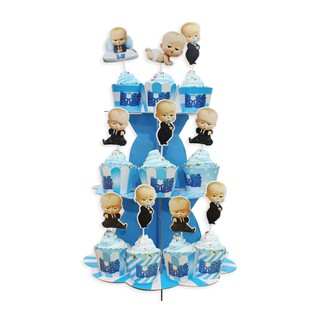 Set Mega trang trí sinh nhật đầy đủ (chủ đề Nhóc trùm)