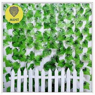 Dây lá nho có trái giả cuốn xanh chiều dài 2,5m msliz1