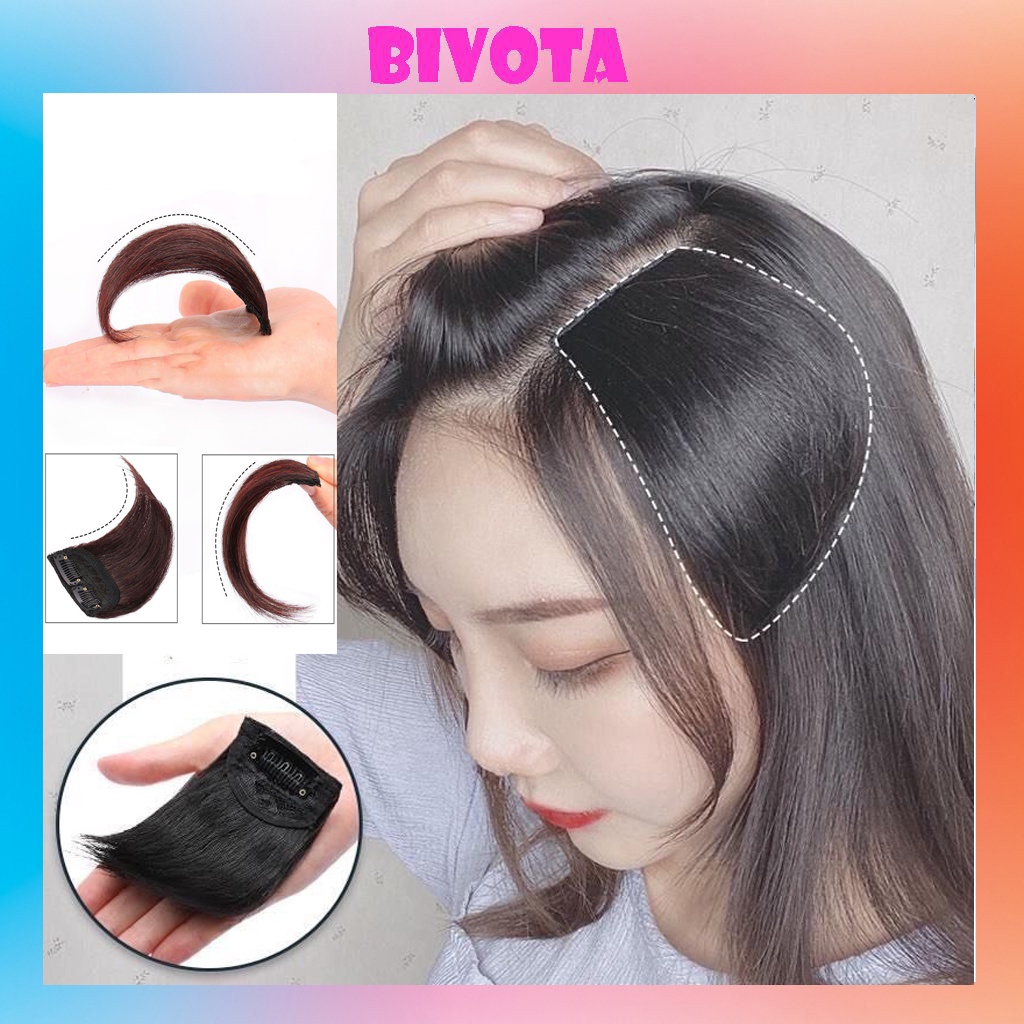 Kẹp tóc giả Bivota kẹp phồng chân tóc làm dày tóc 10cm phong cách Hàn Quốc cực đẹp TO22