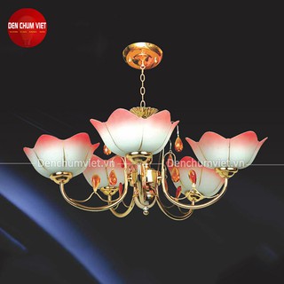 Đèn chùm phòng khách (tặng bóng sáng vàng) đèn nhà bếp, đèn phòng ngủ