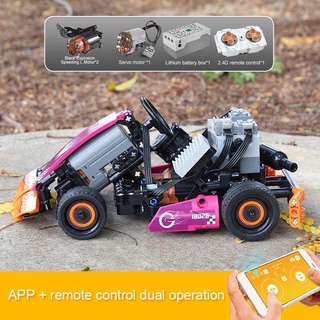 Lắp ráp rắp mô hình Technic - Mould King 18026 ( Xếp Hình Xe Đua Có Điều Khiển 289 Mảnh )
