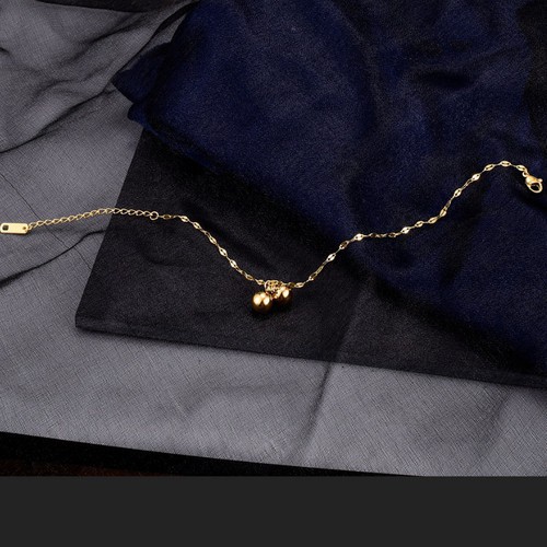 Lắc Tay Nữ 2 Trái Châu Titan Ko Đen TT 2844