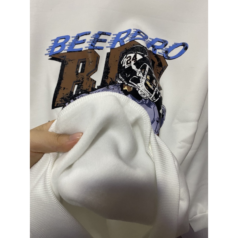 Áo nỉ Beerbro và sunset siêu chất tay hơi bồng