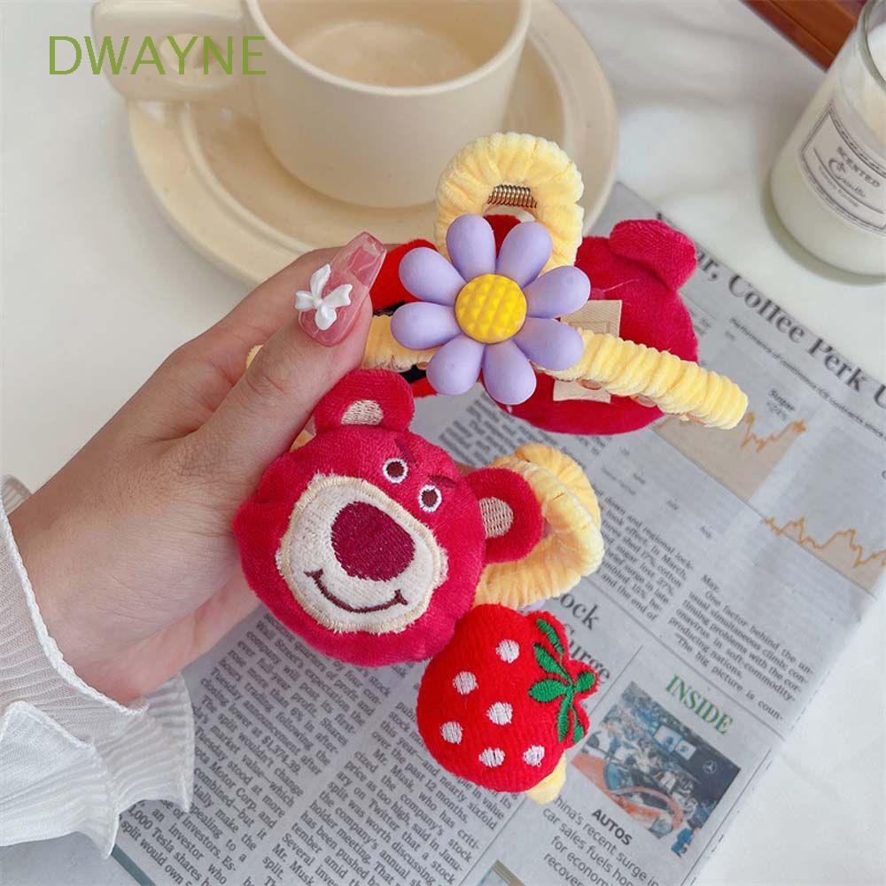 Kẹp tóc hình nơ/ gấu/ dâu tây/ hoa hướng dương dễ thương xinh xắn