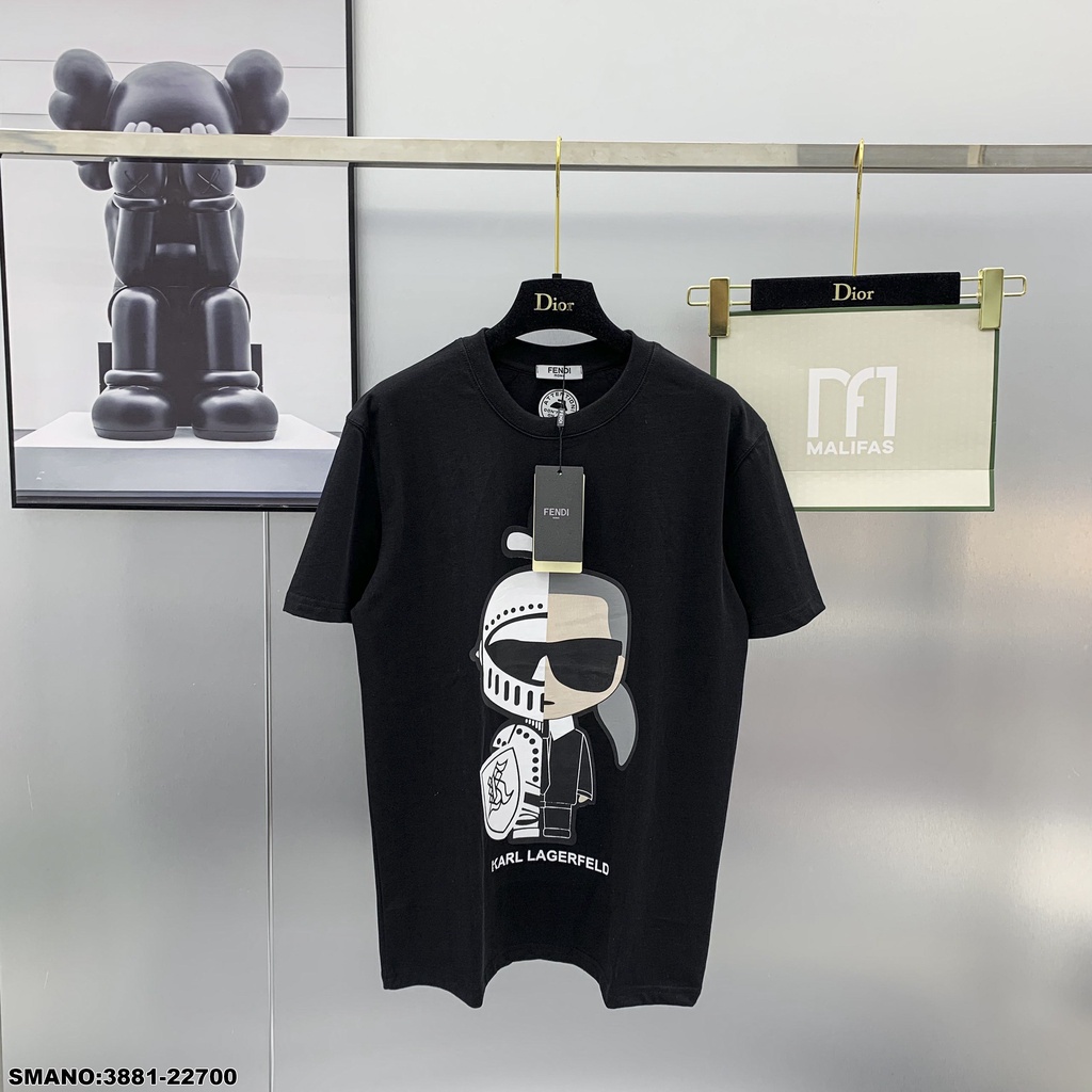 Áo Phông Nam Fendi In Hình Cậu Bé Cực Ngầu - Áo Phông Nam Nữ Fendi Chất Cotton Thoáng Mát Mềm Mịn DT FASHION MENWEAR