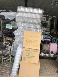 Chai nhựa tròn nắp đen NHỰA ĐỒNG NAI 330ml dày dặn - đựng nước, trà sữa - kèm nắp