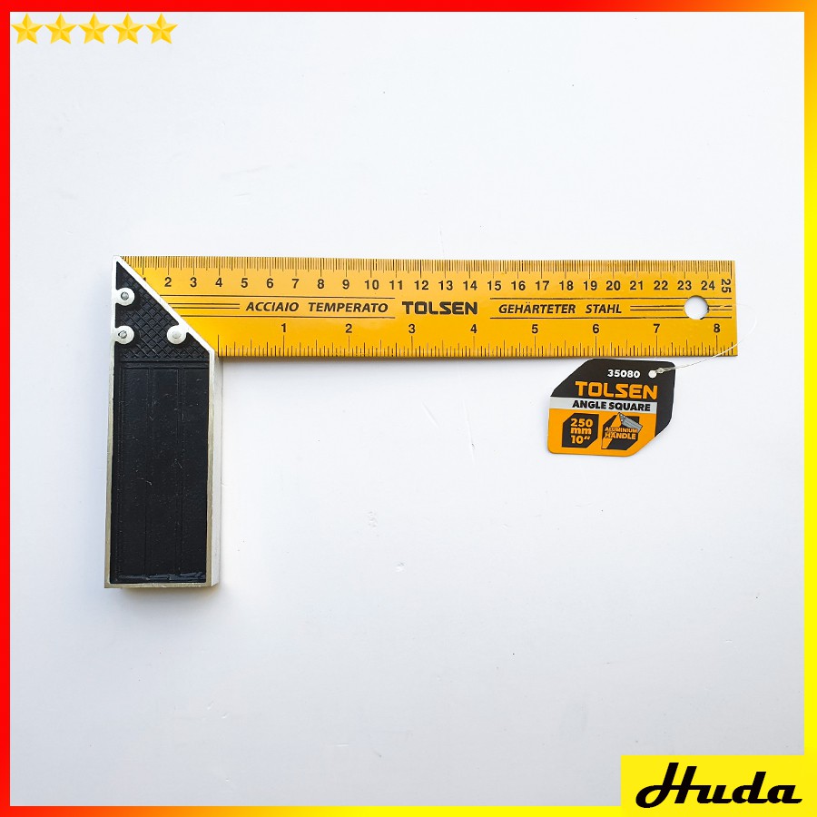 Thước eke vuông góc 250mm tolsen