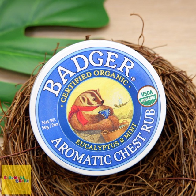BADGER THOA ẤM NGỰC CHỐNG HO SỔ MŨI