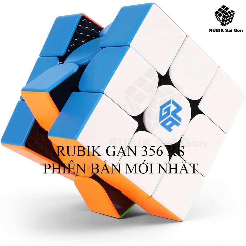 Rubik 3x3 Gan 356 RS, Rubic 3x3x3 Biến Thể Không Nam Châm, Thương Hiệu Cao Cấp