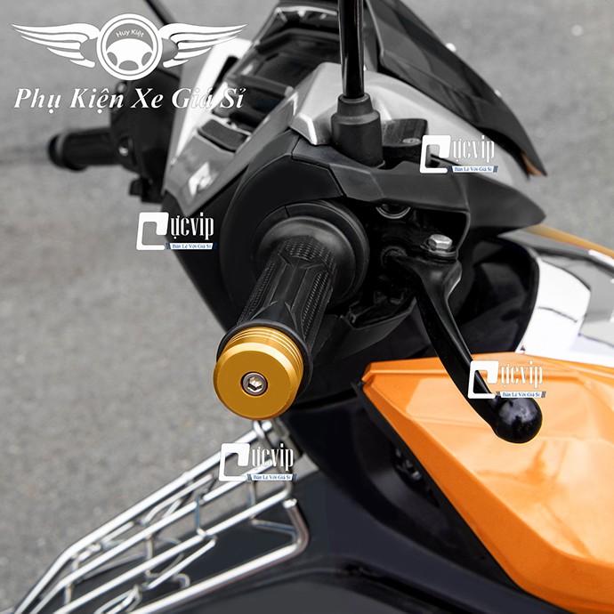[Rẻ Vô Địch] - (3734) - Cặp Gù Tay Lái Exciter Nhôm CNC Gắn Mọi Loại Xe