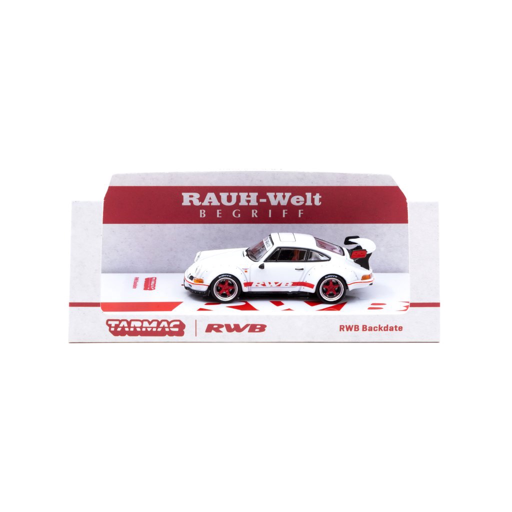 Xe Mô Hình Porsche RWB Backdate Tỉ lệ 1:64 Hãng sản xuất Tarmac Works ( Trắng )