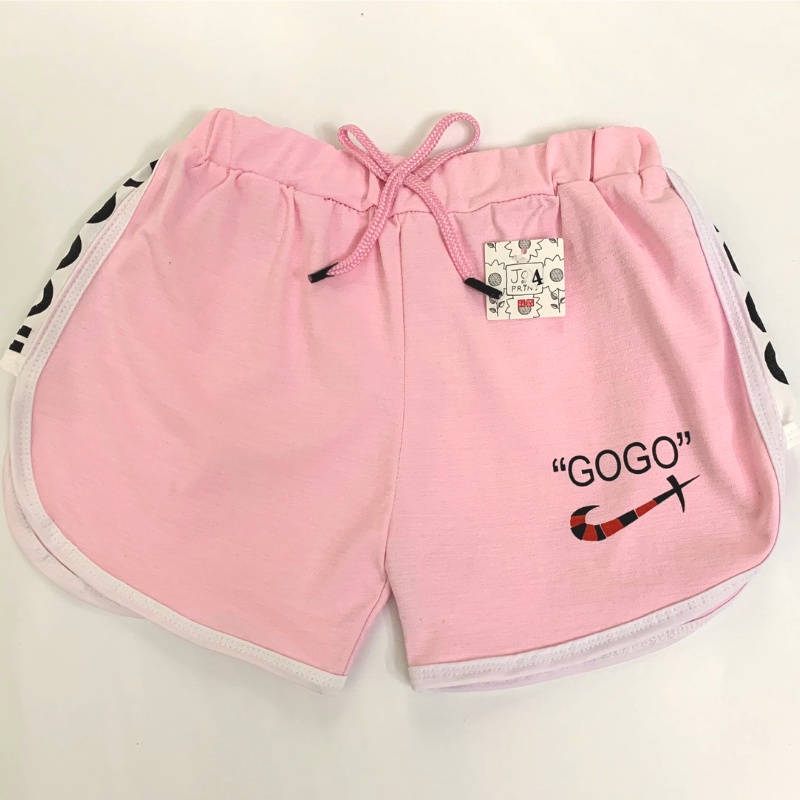 Quần đùi bé gái kiểu dáng thể thao cho bé gái 10-28kg