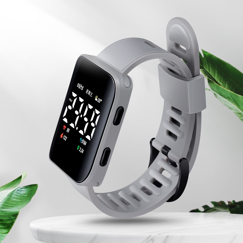 LWCC D05 Đồng hồ đeo tay LWCC điện tử có đèn LED chống thấm nước thời trang mới
