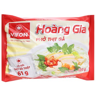 [Lốc 6 gói] Phở Gà Hoàng Gia có thịt thật gói 120g