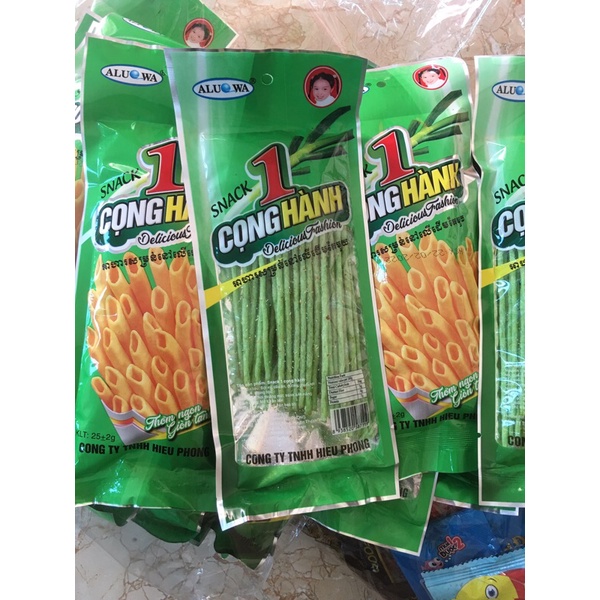 snack cọng hành - thơm ngon giòn tan