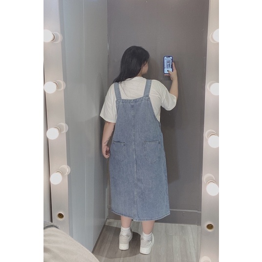 Váy jeans dài bigsize