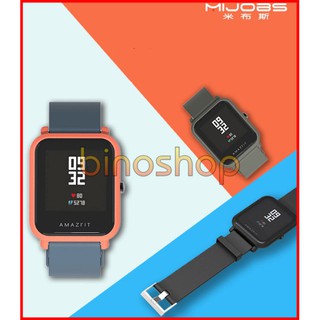 Dây Silicon thay thế cho Amazfit Bip kèm ốp viền, dán màn chính hãng Mijobs
