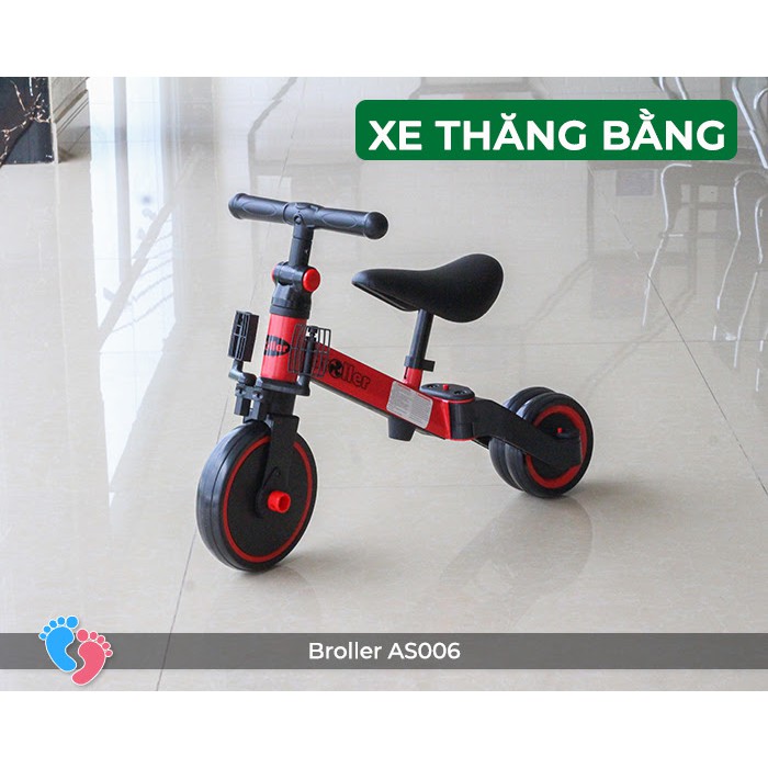 Xe đạp đa năng 3 bánh - cân bằng - Chòi chân Broller AS006