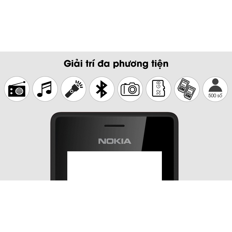 Điện thoại Nokia 150 (không tặng thẻ nhớ)