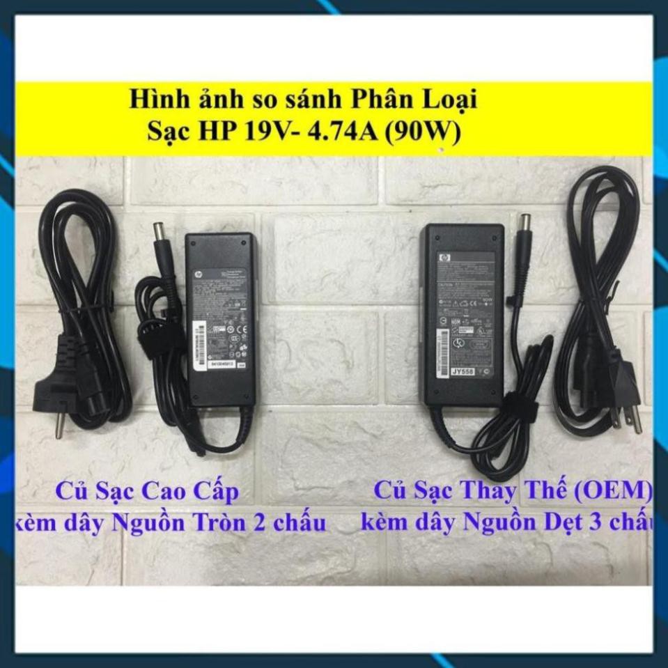 Sạc Laptop HP Probook 6560B 6440B 6570B 8560P OUTPUT 19V - 4.74A (90W) Chân Kim To - Bảo Hành 12 tháng