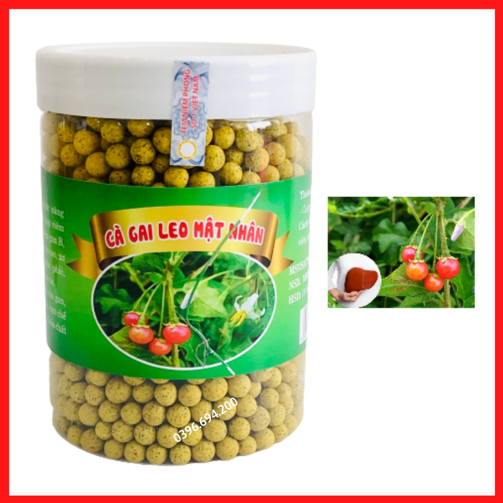 500gr Viên Cà Gai Leo Mật Nhân Hỗ Trợ Tốt Cho Gan, Thanh Lọc Cơ Thể
