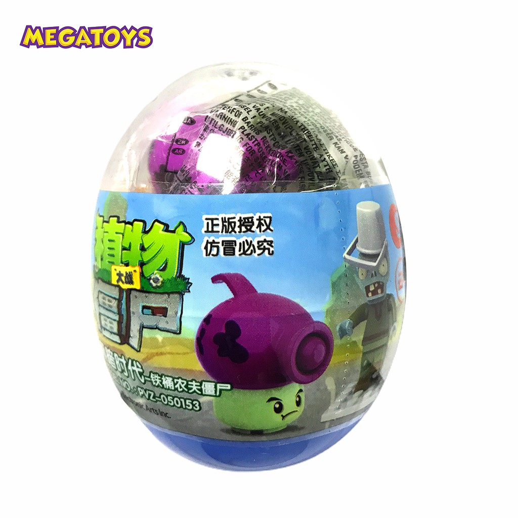 Bộ Sưu Tầm Trứng - Trái Cây Đại Chiến Zombies 1 - Plants And Zombies Egg Trendy Sound - Pvz - 050153