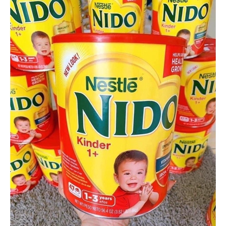 [9/2022] Sữa NIDO nắp đỏ 1.6kg Mỹ