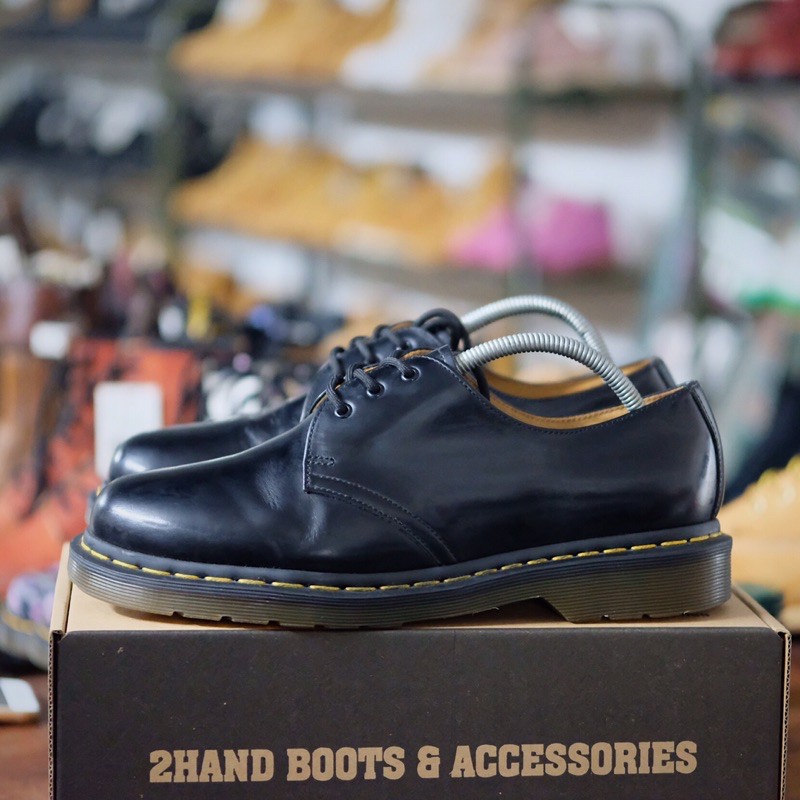 Giày Dr Martens 1461 Black Smooth - Size 42 - Chính hãng đã qua sử dung