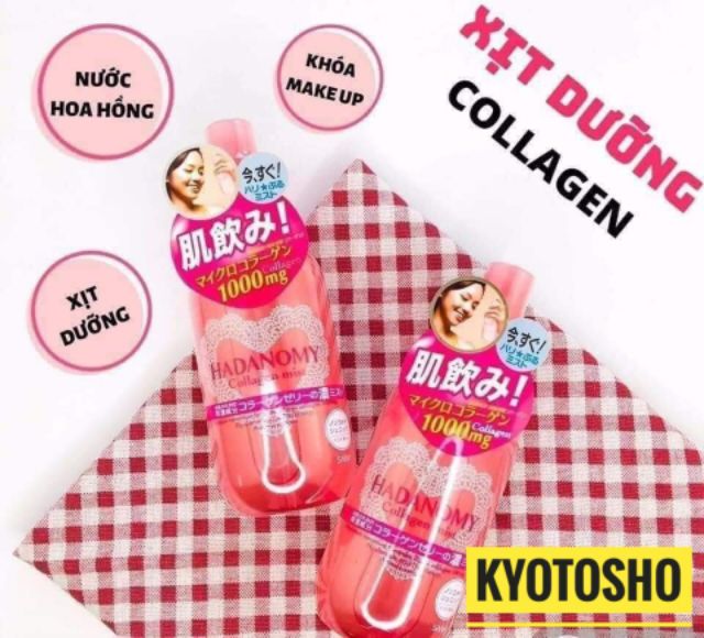 Xịt Khoáng COLLAGEN HADANOMY Nhật Bản