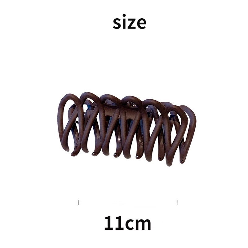 Kẹp tóc dạng tổ chim bằng nhựa acrylic cỡ lớn thời trang