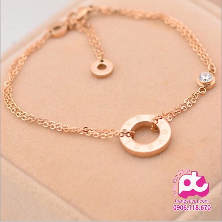 Lắc chân titan nữ cao cấp bảo hành không đen - SY_LC_46 | BigBuy360 - bigbuy360.vn